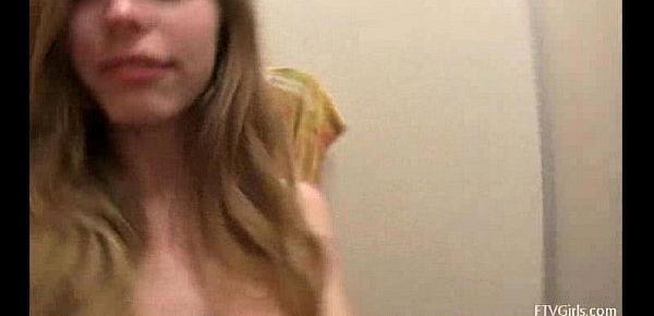  Bethany 2 flashing ass tits on camera redhead public